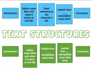 carpe diem text structure